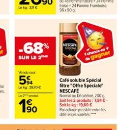 café soluble Nescafé