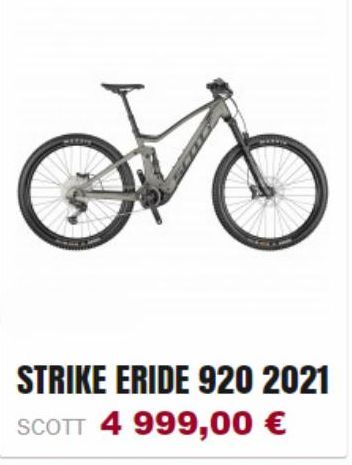 on  STRIKE ERIDE 920 2021 SCOTT 4 999,00 € 