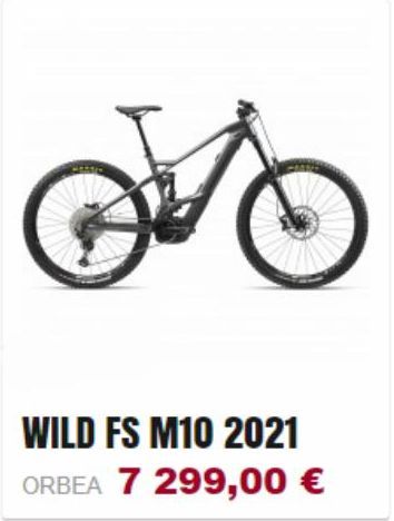&  WILD FS M10 2021 ORBEA 7 299,00 € 