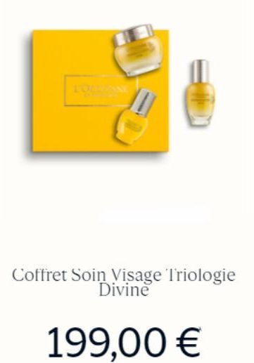 Coffret Soin Visage Triologie Divine  199,00 € 