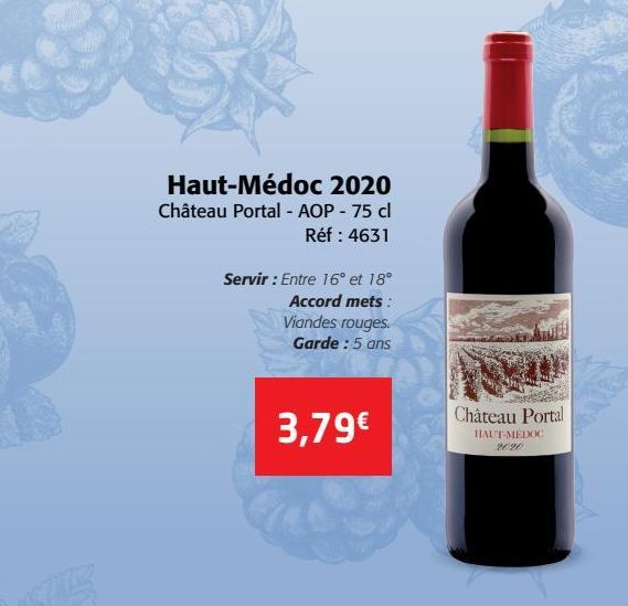 Haut Médoc 2020