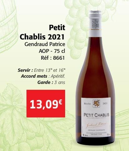 Petit Chablis 2021