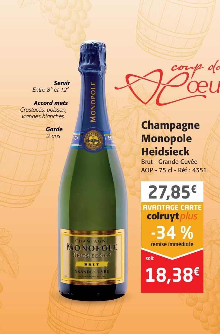 Champagne Monopole Heidsieck 