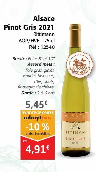 Alsace Pinot 2021