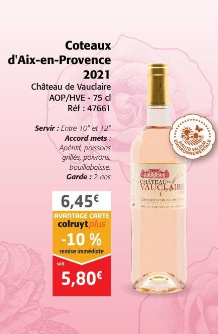 Coteaux d'Aix en ¨Provence  2021