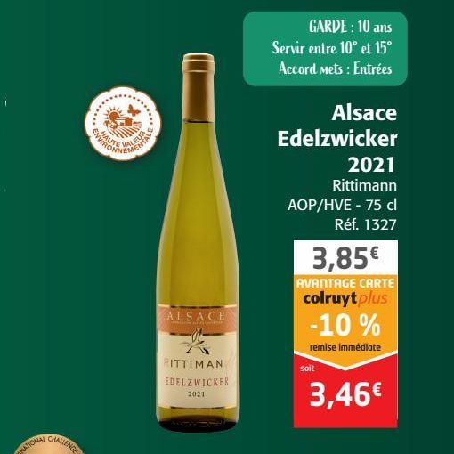 Alsace Edelzwicker 2021