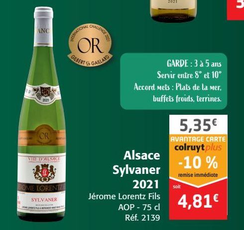 Alsace Sylvaner 2021