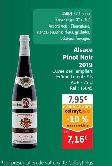 Alsace Pinot Noir 2019