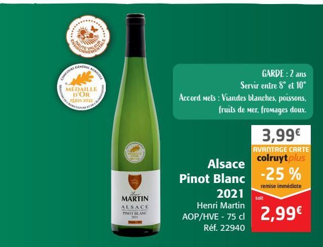 Alsace Pinot Blanc 2021
