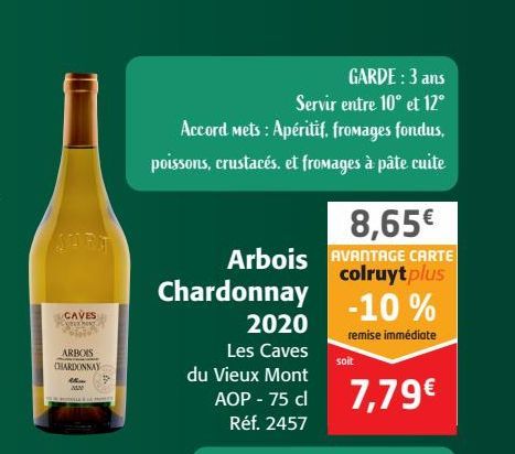 Arbois Chardonnay 2020