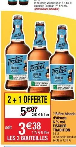 bière blonde fischer