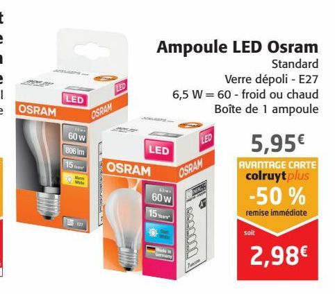 Ampoule LED Osram