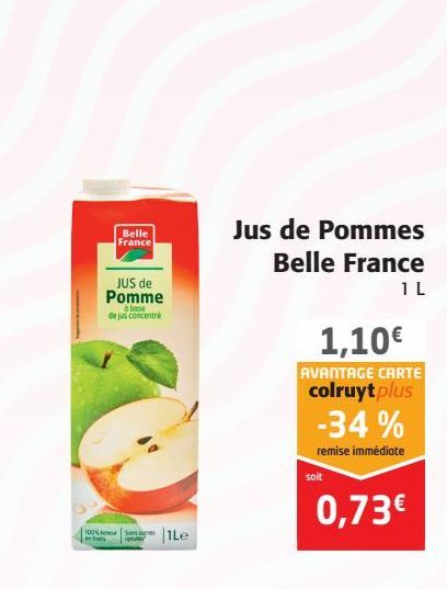 Jus de Pommes Belle France