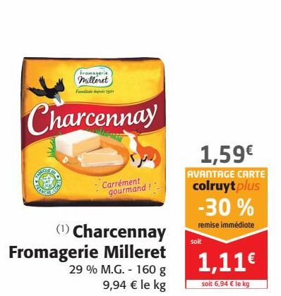 Charcennay Fromagerie Milleret