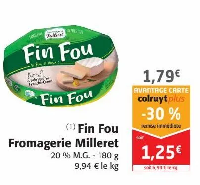 fin fou fromagerie milleret 