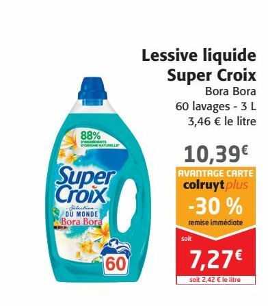 Lessive liquide Super Croix 