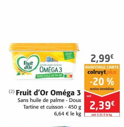 Fruit d'Or Oméga 3
