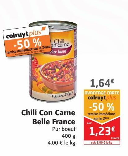 Chili Con Carne Belle France 