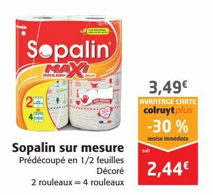 sopalin sur mesure 