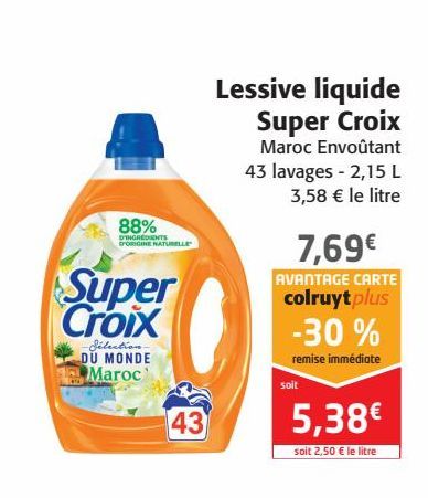 Lessive liquide Super Croix