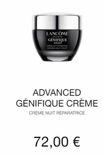 Crème Lancôme offre sur Lancôme