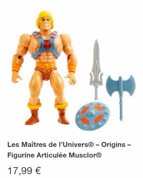 Les Maîtres de l'Univers® - Origins -  Figurine Articulée Musclor®  17,99 € 