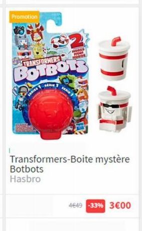 Transformers  offre sur Maxi Toys