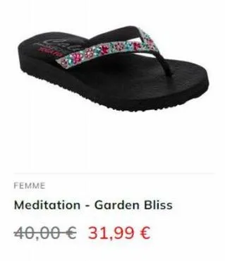 femme  meditation garden bliss  40,00 € 31,99 €  - 