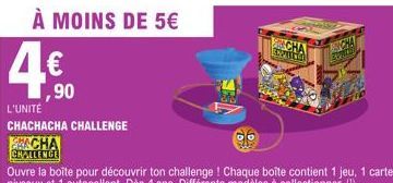 À MOINS DE 5€  ,90  L'UNITÉ  CHACHACHA CHALLENGE ACHA CHALLENGE  CHA  EXPRETEN  BEYCHA  LECHER 