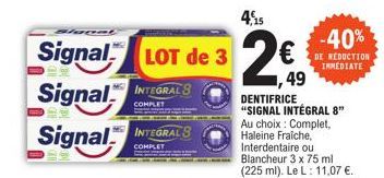 dentifrice Signal