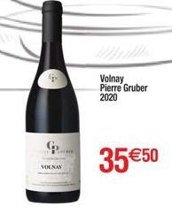 VOLNAY  Volnay Pierre Gruber 2020  35 €50 