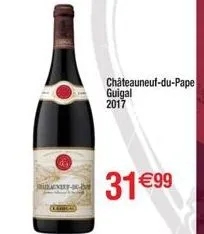 are-0- châteauneuf-du-pape guigal 2017  31€99 