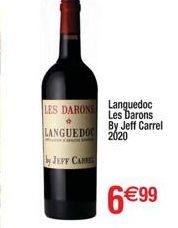 LES DARONS  ★  LANGUEDOC  Co  JEFF CARRE  Languedoc Les Darons By Jeff Carrel 2020  6€99 