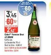 cidre brut