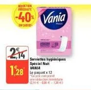 serviettes hygiéniques vania