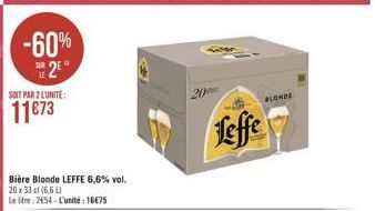 bière blonde Leffe