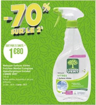 promos L'Arbre Vert