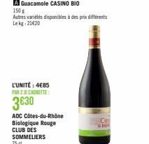 promos Côtes du Rhône