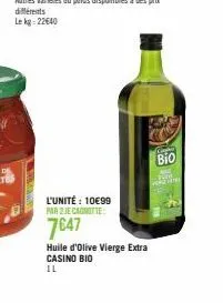 huile d'olive vierge 