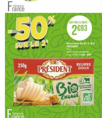 beurre Président