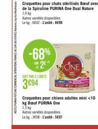 croquettes pour chats Purina