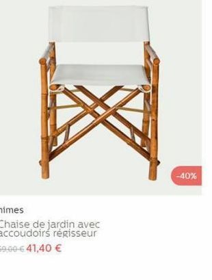 chaise de jardin 