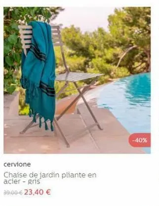 chaise de jardin 