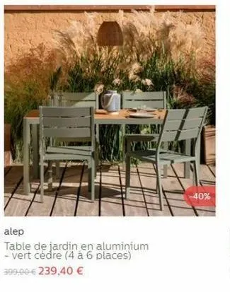 table de jardin 