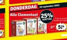 DONDERDAG 22 september 2022 Alle Clementoni 25% KORTING Stapelvoertuigen  Prijsvoorbeeld:  69 524 