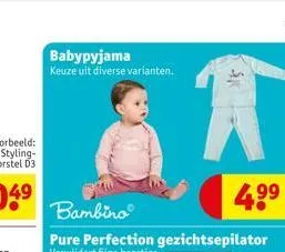 babypyjama keuze uit diverse varianten.  a  4.⁹⁹ 