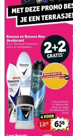 déodorant rexona