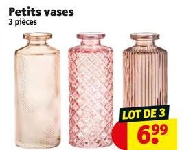 Petits vases 3 pièces  LOT DE 3  69⁹  99 