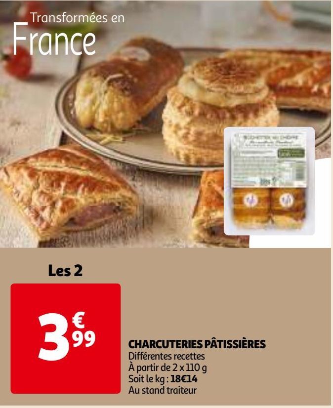 CHARCUTERIES PÂTISSIÈRES