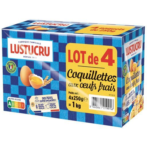 PÂTES AUX ŒUFS LUSTUCRU